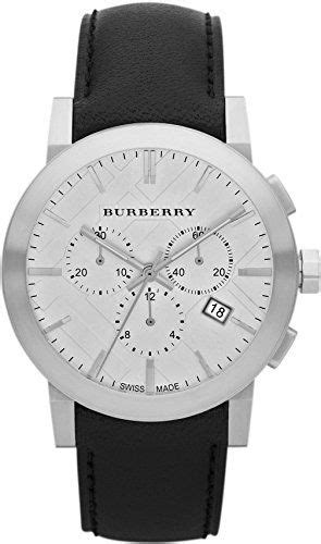 Burberry Luxury Chronograph Watch Men Unisex The City Black 